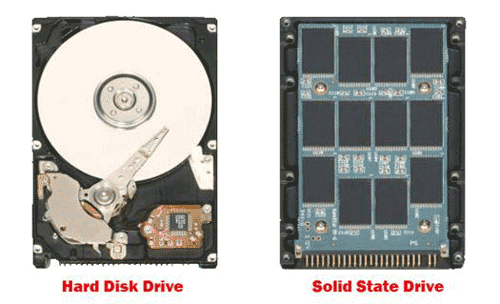 HDD - SSD side-by-side